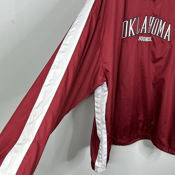 Red Oak Sportswear Men's Extra Large Oklahoma Sooners Pullover Windbreak Jacket - Picture 2 of 8
